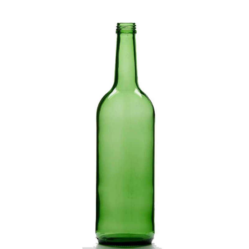 750ml Green Glass MCA3 Bottles with Screw Caps - Box of 24 Loose