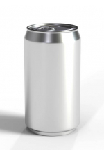 Plain aluminium can