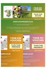 Vigo Presses Gift Vouchers