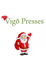 Vigo Presses Xmas Logo with Santa