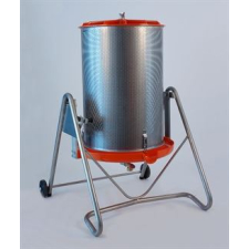 Silver and orange 180 litre stainless steel hydropress