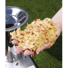 Apple pomace collected from the Fruit Shark mill.