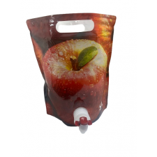 3 litre pouch with red apple print