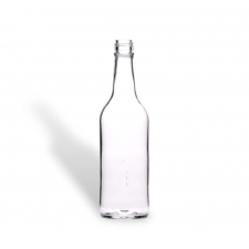 Clear glass 500ml mineral bottle