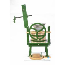 20 litre cross beam press and classic fruit crusher on top