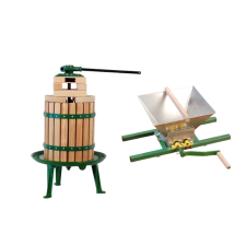 9 litre cast iron press and economy crusher combo