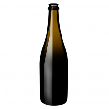 A 750ml Antique Green champagne bottle