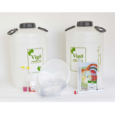 Standard Cider Making Kit including two plastic fermenters with airlocks, siphon tube, a large funner, a sachet of yeast, a hydrometer, hydrometer jar, pack of campden tablets and a guide to cider making book