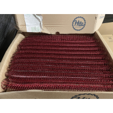 Box of red champagne cages
