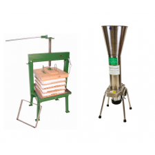 72 litre Rack and Cloth Press with a Stainless Steel Mill