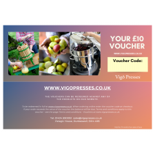 Vigo Presses - Gift Vouchers , available in £10, £20 and £50