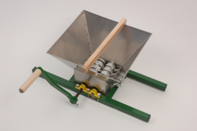 Top down view of economy fruit crusher.