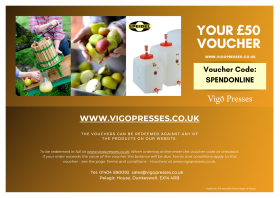 £50 Vigo Presses Gift Voucher
