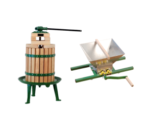 9 litre cast iron press and economy crusher combo