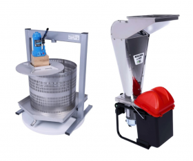 50 Litre Vares Hydraulic Press with Fruit Shark Megalodon
