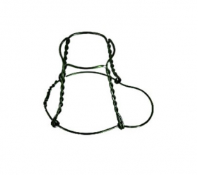 Green cage for champagne bottle stopper