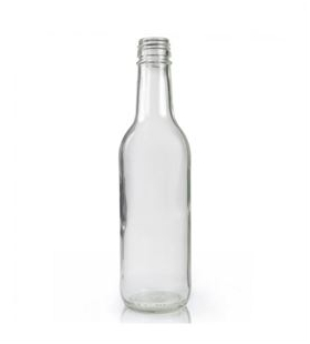 330ml Clear Glass Mineral Bottle