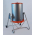 Silver and orange 180 litre stainless steel hydropress