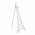 12ft Henchman Tripod ladder with one adjustable leg