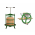 12 litre cross beam press with classic crusher