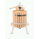 Cider press with spindle made from stainless steel and beech. Cider press with spindle made from stainless steel and beech.