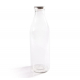 1 Litre Milk Bottle with Silver Cap 1 Litre Milk Bottle with Silver Cap