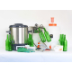 Image of all the items included with the Superior Apple Juice Kit including Pasteuriser and Glass Bottles Image of all the items included with the Superior Apple Juice Kit including Pasteuriser and Glass Bottles